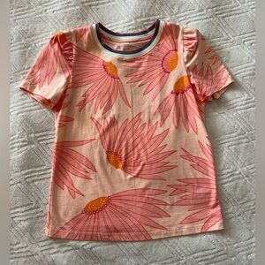 Kate Spade Falling Flowers Short Sleeve Shirt NWOT✨